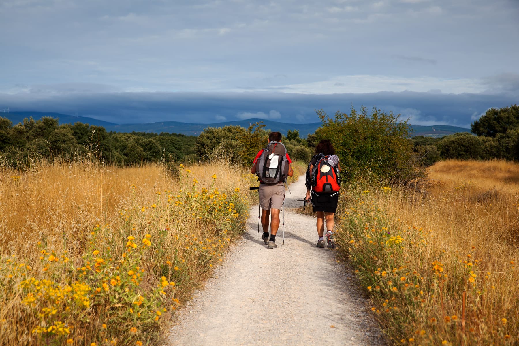 Mochila Camino de Santiago en Lourenzá