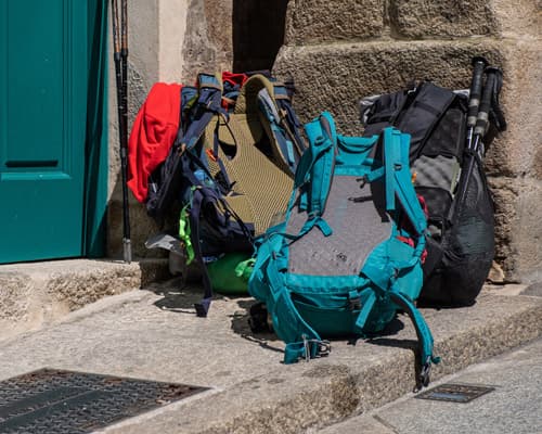 Zapatos para el Camino de Santiago en Lourenzá