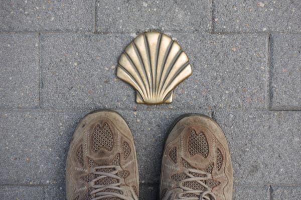 Mochila Camino de Santiago en Lourenzá